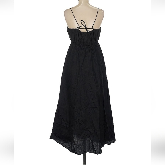 ASOS Design Casual Maxi Midi Dress Black Size 6 - Picture 7 of 7